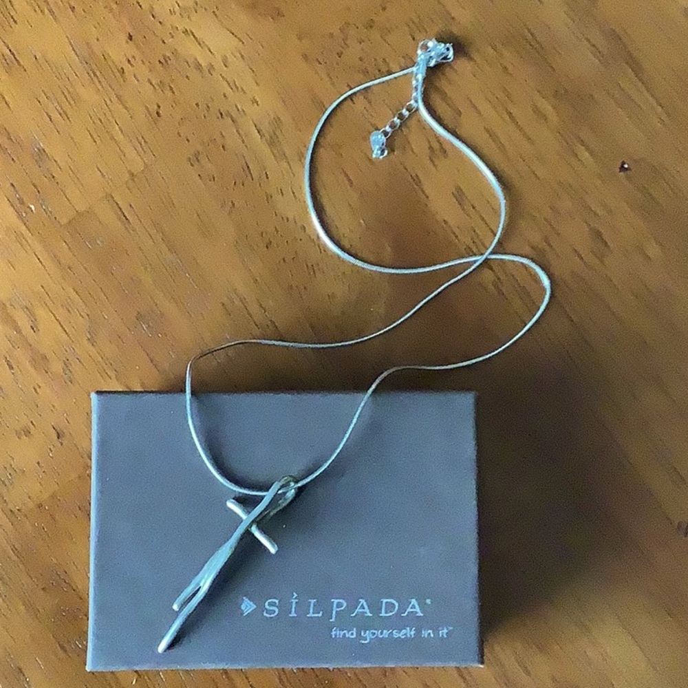 Silpada Sterling Silver Cross Necklace